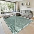 thumbnail image 1 of GLN Rugs Priene - Contemporary, Machine Washable Area Rug - 5'x7' Beige Green Home Carpet, 1 of 7