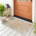 thumbnail image 1 of GLN Rugs Thebes - Indoor, Machine Washable Area Rug 2'x3' Moroccon Yellow/Gray Home Carpet, 1 of 8