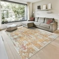thumbnail image 1 of GLN Rugs Thebes - Indoor, Machine Washable Area Rug 8'x10' Moroccon Yellow/Gray Home Carpet, 1 of 10