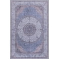 thumbnail image 1 of GLN Rugs Saphirya Indoor, Machine Washable Area Rug 2'x3' Turkish Navy/Off, 1 of 8