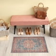 thumbnail image 1 of GLN Rugs Sumela - Indoor, Machine Washable Area Rug 2'x3' Terra/Green Home Carpet, 1 of 7