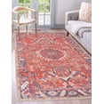 thumbnail image 1 of GLN Rugs Kerasus - Indoor, Machine Washable Area Rug 3'x5' Multi Red Home Carpet, 1 of 7