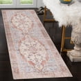 thumbnail image 1 of GLN Rugs Trapezus - Indoor, Machine Washable Area Rug 2'6"x7' Sky/Terra Home Carpet, 1 of 7