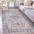 thumbnail image 1 of GLN Rugs Myra - Indoor, Machine Washable Area Rug 3'x5' Multi/Cream Home Carpet, 1 of 7