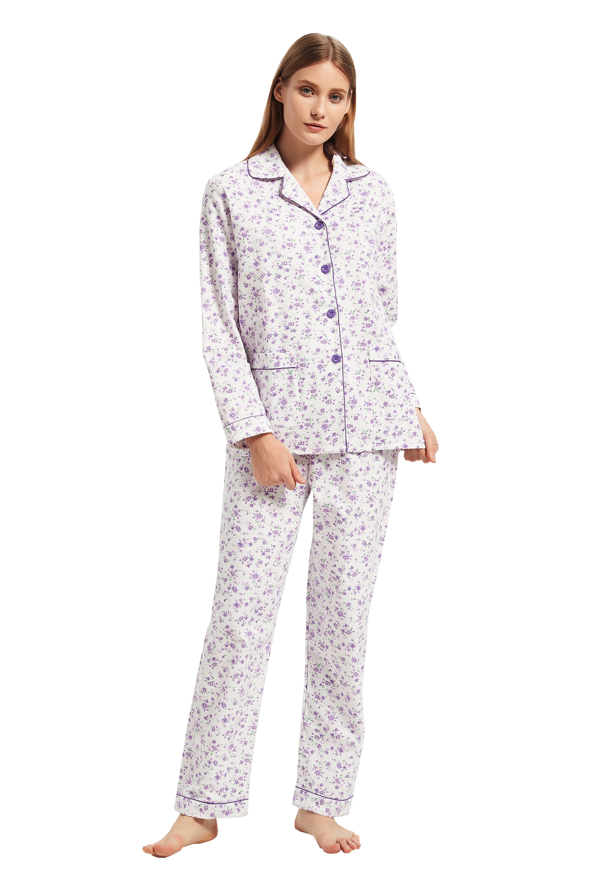 Winter Thick 2 Women Sleep Piece Pants Clothes Tops Set Wear Warm Home  Pyjamas Female Flannel Sleepwear Pijamas Pajamas, Beyondshoping