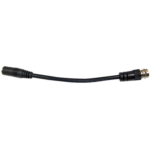 GLOBAL COMMUNICATIONS - 2.1mm DC Barrel Socket to F-Type Plug Lead, 165mm