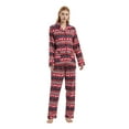 thumbnail image 1 of GLOBAL Women 100% Cotton Pajama Set Long Sleeve Pjs Button Down Comfy Nightwear, 1 of 5