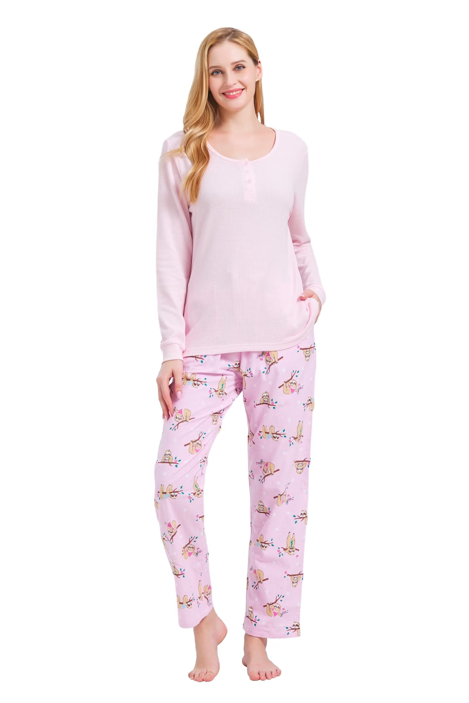 100 Percent Cotton Flannel Pajama Sets Womens 100% Cotton Plaid