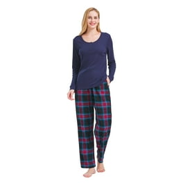 Women's Casual Modal Pajamas Sets Lace Trim Cami Tops Long Pants