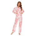 thumbnail image 1 of GLOBAL 100% Cotton Pajamas for Women Notch Collar Pjs Cozy Button Down Homewear with Pockets, Spring & Summer, 2-Piece, Sizes S to 3X, 1 of 7