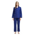 thumbnail image 1 of GLOBAL Womens Flannel Cotton Pajama Set Long PJs Flannel Loungewear Sleepwear,Size S-3XL, 1 of 6