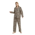 thumbnail image 1 of GLOBAL Women's 100% Cotton Flannel Pajama Set - Cozy Winter 2-Piece Loungewear with Button-Down Top & Pants, Size S-3XL, 1 of 6