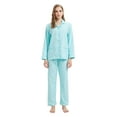 thumbnail image 1 of GLOBAL Womens Flannel Cotton Pajama Set Long PJs Flannel Loungewear Sleepwear,Size S-3XL, 1 of 6