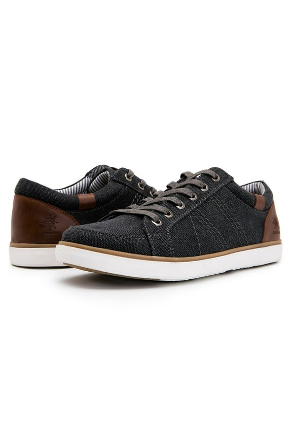 GLOBALWIN Men's Black/Grey Casual Shoes Fashion Sneakers Walking Lace-Up Shoes 9M