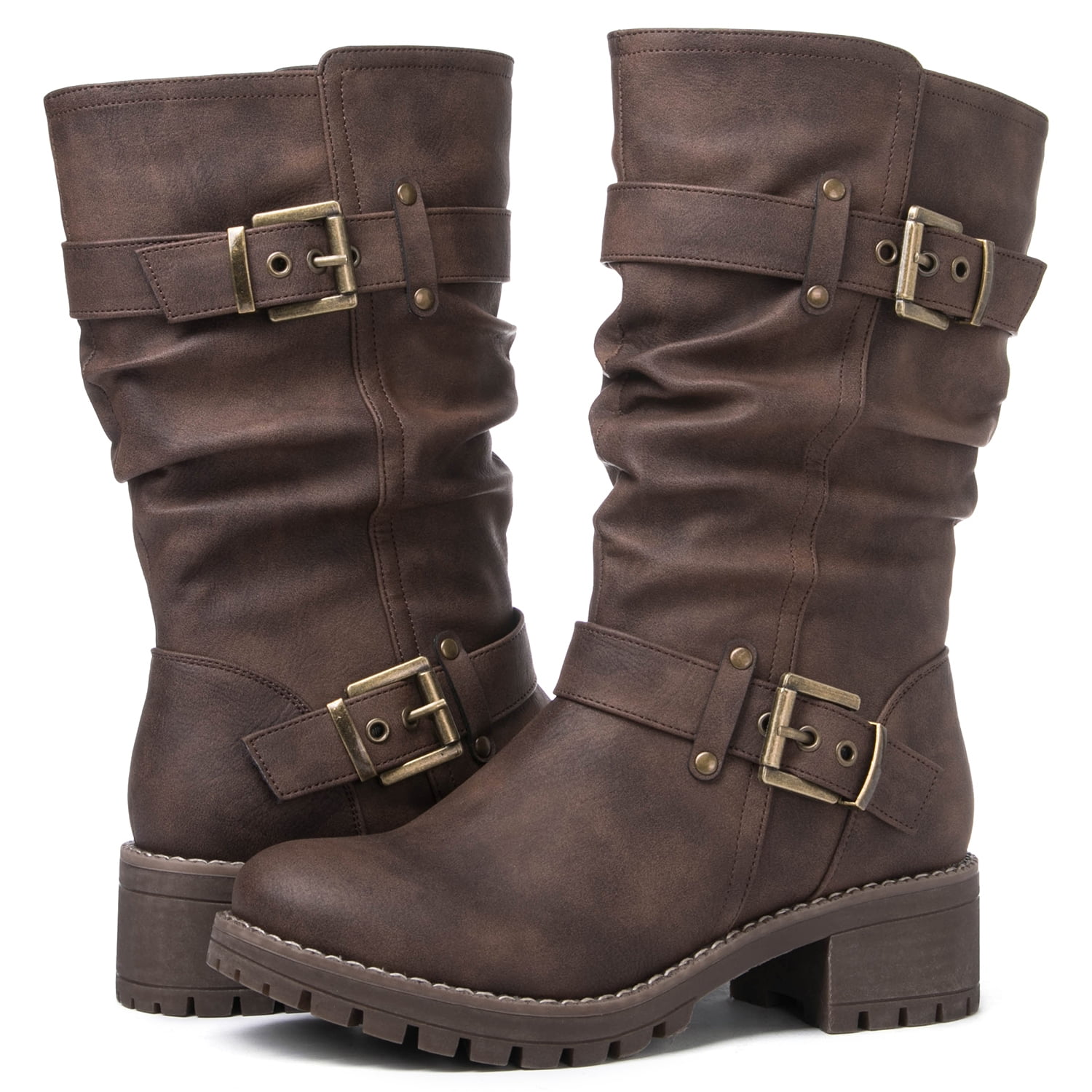 INC International Concepts INC Women s Maroon Suede Gerii Dress Boots Walmart