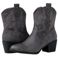 thumbnail image 1 of GLOBALWIN Women's Grey Mid Calf The Western Cowboy Cowgirl Boots 6M, 1 of 7