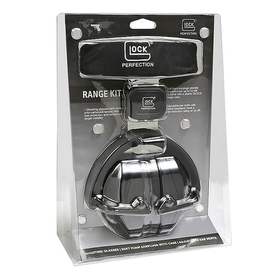 GLOCK AP60220 RANGE KIT(GLASSES/MUFFS/PLUGS)