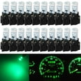 GLOFE 20 Pcs T5 MMF7 LED Lights for Car Dashboard T5 37 74 LED Bulb