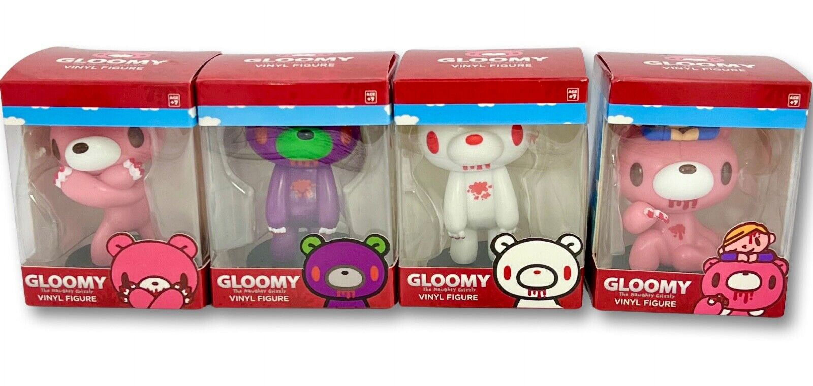 GLOOMY BEAR Set of 4! The Naughty Grizzly Vinyl Figures