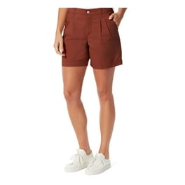 GLORIA VANDERBILT Womens Green Pocketed Ribbed Drawstring Pull On Utility Shorts 6 Walmart