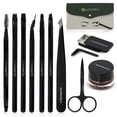 thumbnail image 1 of GLORIAPELO  – 10pcs Eyebrow Brush Makeup Set - Essential Brow Set - Complete Eyebrow Tool Kit, 1 of 6