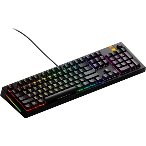 GLORIOUS Gaming GMMK 3 Rapid Trigger Keyboard: Hall Effect, 8K Polling Rate, Hotswap MX/Magnetic Switches, 100% Keyboard, Modular Gasket System, Doubleshot PBT Keycaps, US QWERTY Layout (Black)