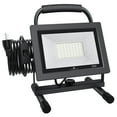 thumbnail image 1 of GLORIOUS-LITE 50W LED Work Light with 16ft Cord, IP66 Waterproof, 5000LM, 6500K, Adjustable Flood Lights for Workshop, Garage, Construction Site, Black, 1 of 9