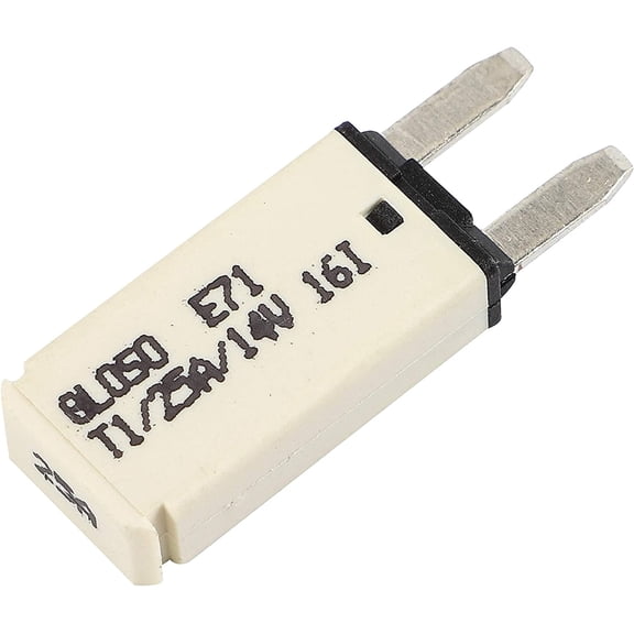 GLOSO E71 Mini ATM 25Amp Circuit Breakers Auto Reset (T1) - 1 Pack (25A)