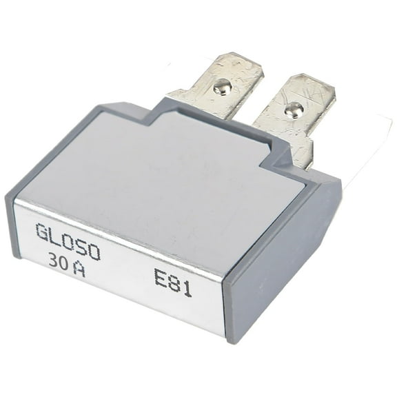 GLOSO E81 Long ATC ATO (w/dimple) Circuit Breaker, Auto Reset (T1), (30 Amp - Single pack)