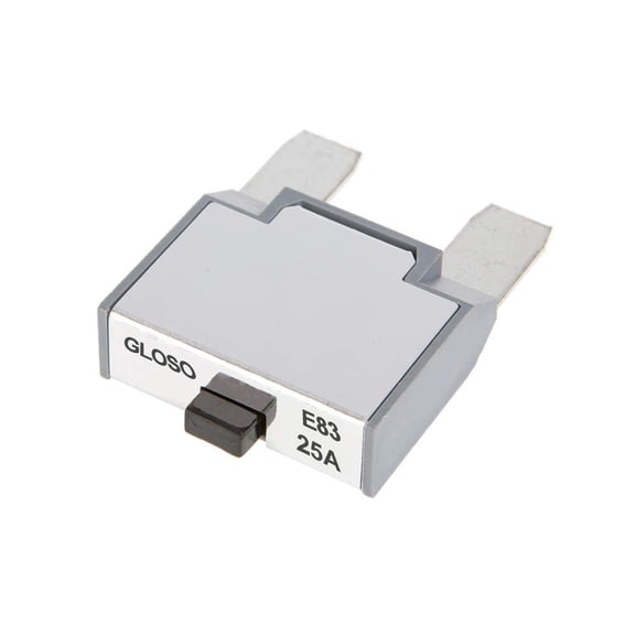 GLOSO E83 Maxi Blade Circuit Breaker, Manual Reset (T3), (25 Amp - Single pack)