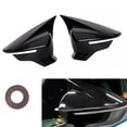 thumbnail image 1 of GLOSS BLACK WING MIRROR COVER CAP RIGHT + LEFT SIDE for SEAT for Ibiza Mk5, 1 of 8
