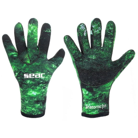 GLOVES GREEN CAMO 350 3.5 MM L