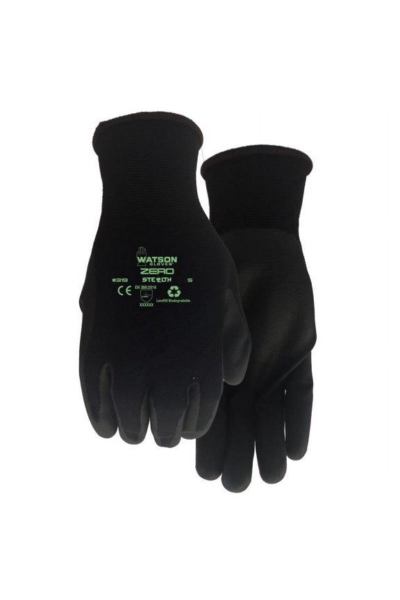 Stealth Zero S Nitrile/Nylon Black Gloves