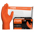 thumbnail image 1 of GLOVEWORKS Heavy Duty Orange Gloves for Mechanics, Auto, Nitrile, XL, 1000 Count, 1 of 6