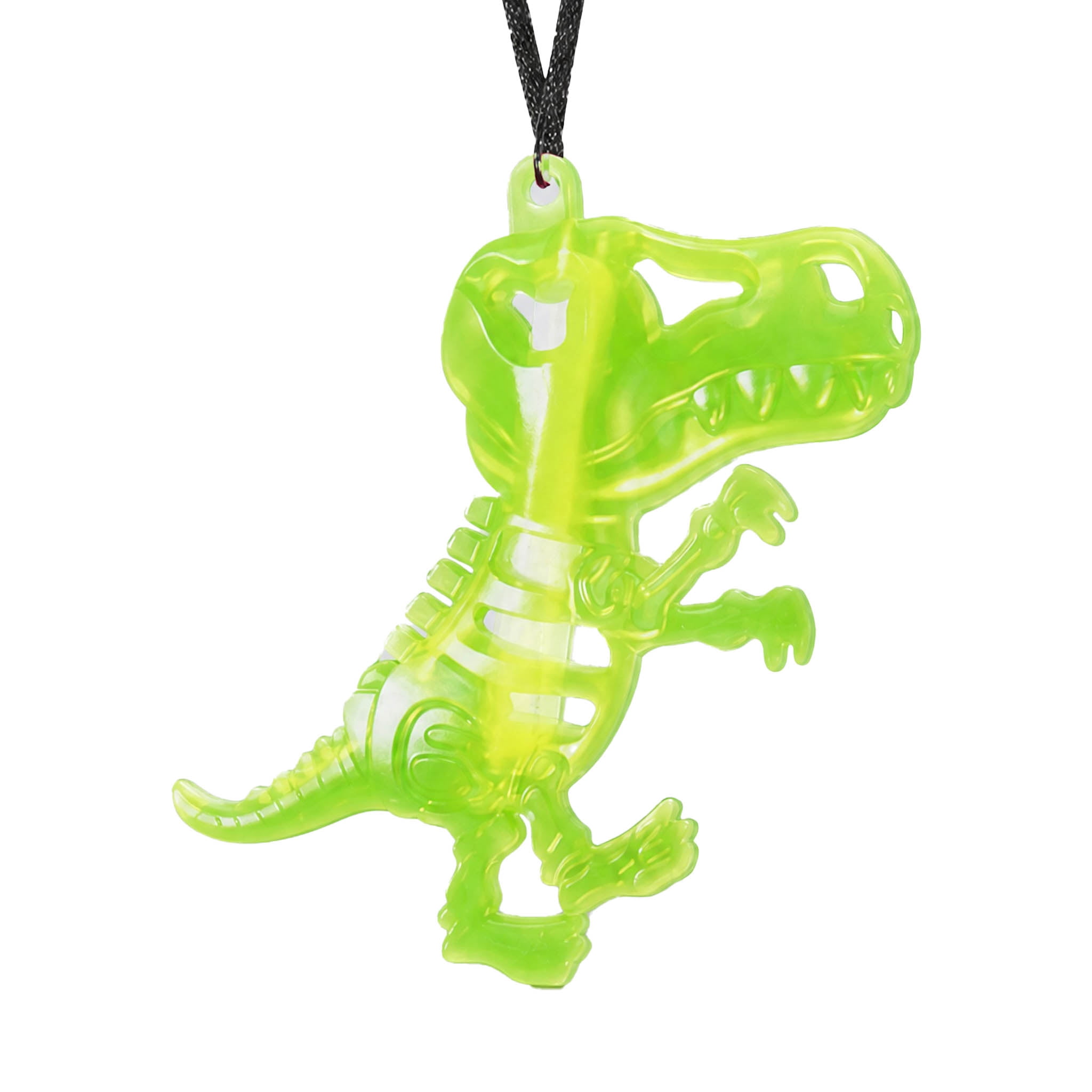 Dinosaur Skeleton Glow Necklace, Green, Halloween by Way To Celebrate
