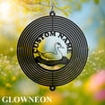 thumbnail image 1 of GLOWNEON Personalized Duck Wind Spinner, Outdoor Yard Decor, Metal Garden Spinner Gift Idea, 1 of 5