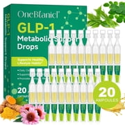 GLP-1 Supplement, Metabolic Support, Promotes Energy, Once Ampoule Design, 20 Ampoules