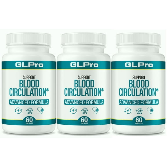 GLPro Blood Circulation Advanced Formula (3 Bottle Pack)