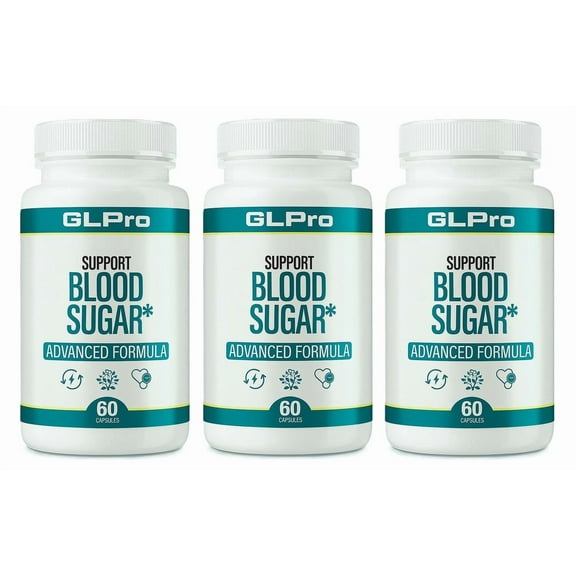 GLPro Blood Sugar Advanced Formula (3 Bottle Pack)