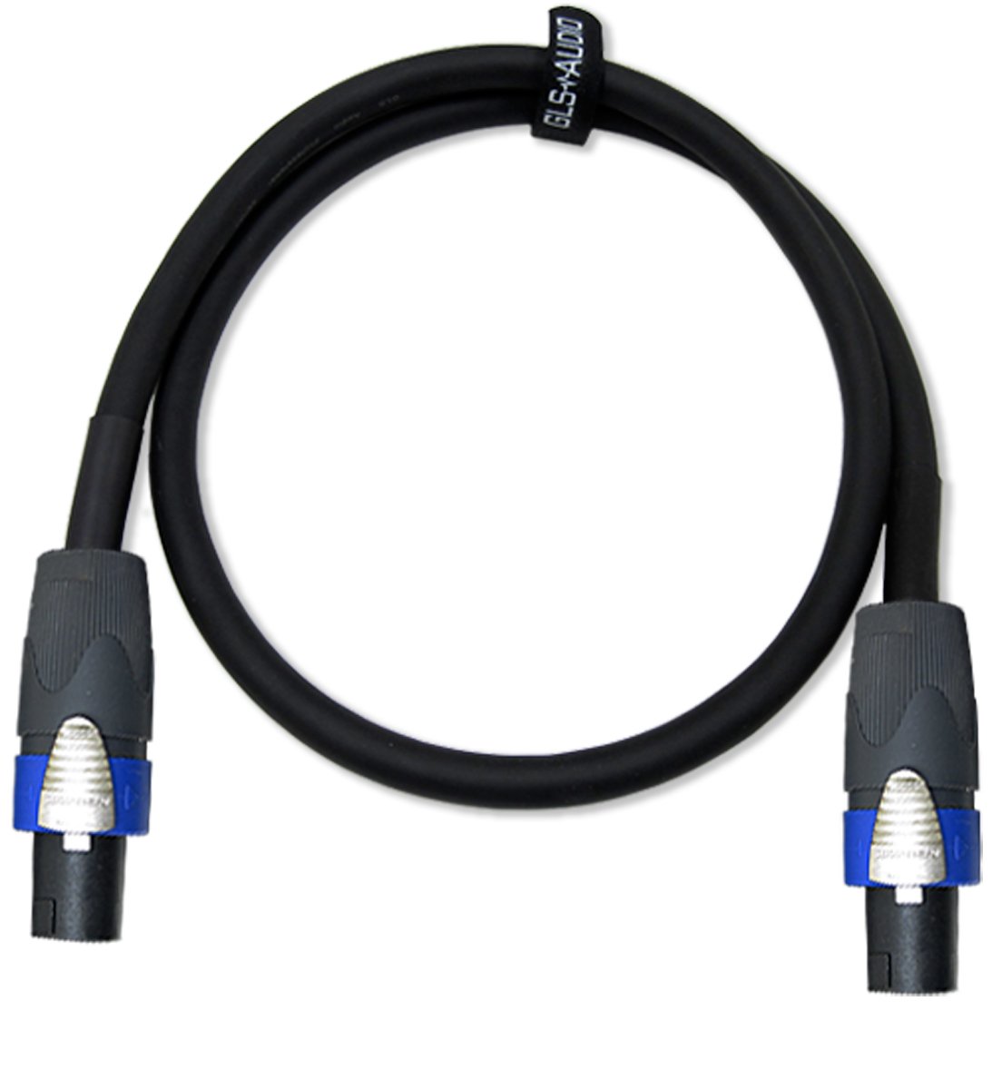 GLS Audio 3 feet Speaker Cable 12AWG - 4C Black Neutrik NL4FX (NL4FC) 12 Gauge Wire Single - image 1 of 5