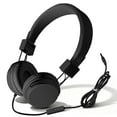 thumbnail image 1 of GLUAAE Child Casual Listening Foldability Portability Over-Ear Headphones, Black, 1 of 7