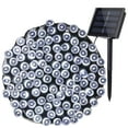 thumbnail image 1 of GLUAAE 39ft Solar LED String Lights - 100 Fairy Lights for Outdoor Christmas Decor (Cool White/1-Pack), 1 of 7