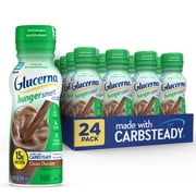 Glucerna Hunger Smart Diabetic Protein Shake, Classic Chocolate, 10-fl-oz Bottle, 24 Count