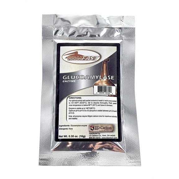 GLUCOAMYLASE ENZYME SINGLE DOSE PACK 10g PACKET DRY BETA AMYLASE ENZYME