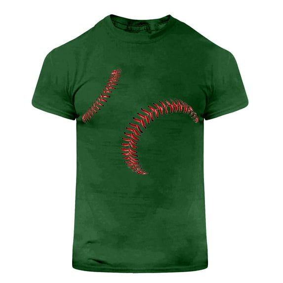 GLVSZ Men's Big and Tall Baseball T-Shirts Short Sleeve Crew Neck Cotton Tshirts Casual Summer Graphic T Shirts Classic Basic Tees