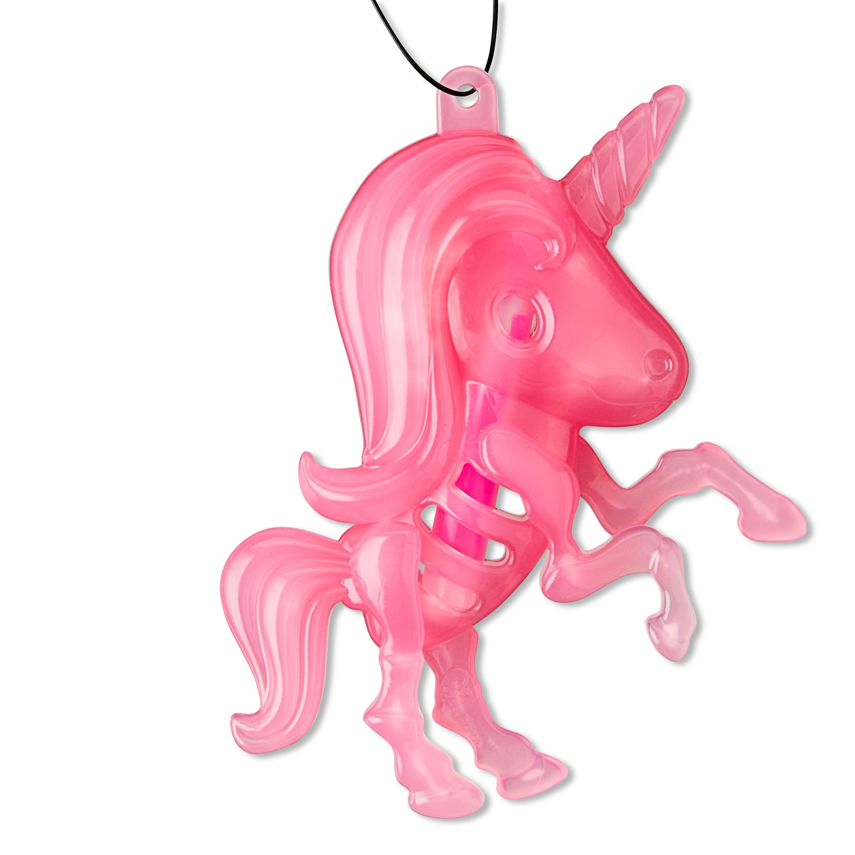 Unicorn Skeleton Glow Necklace, Pink, Halloween by Way To Celebrate
