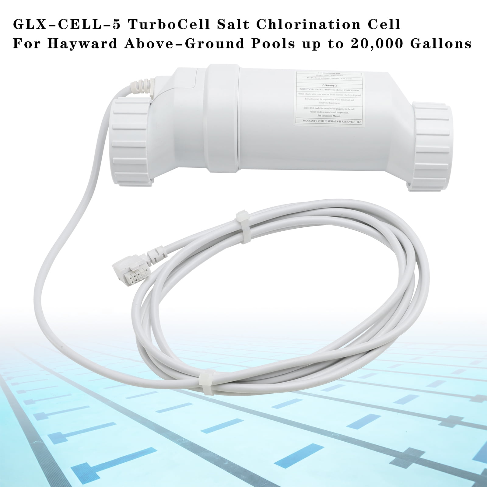 GLX-CELL-5 TurboCell Salt Chlorination Cell For Hayward Pool up to ...