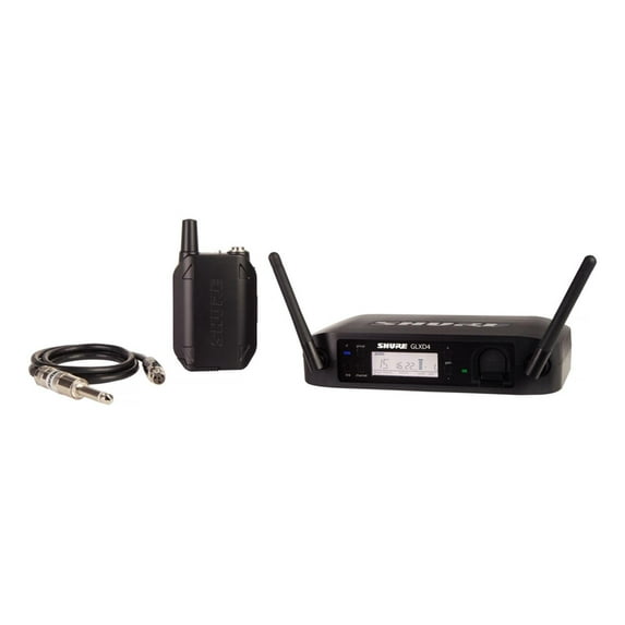 GLXD14 Wireless Receiver System with GLXD1 Bodypack Transmitter and WA302 Instrument Cable
