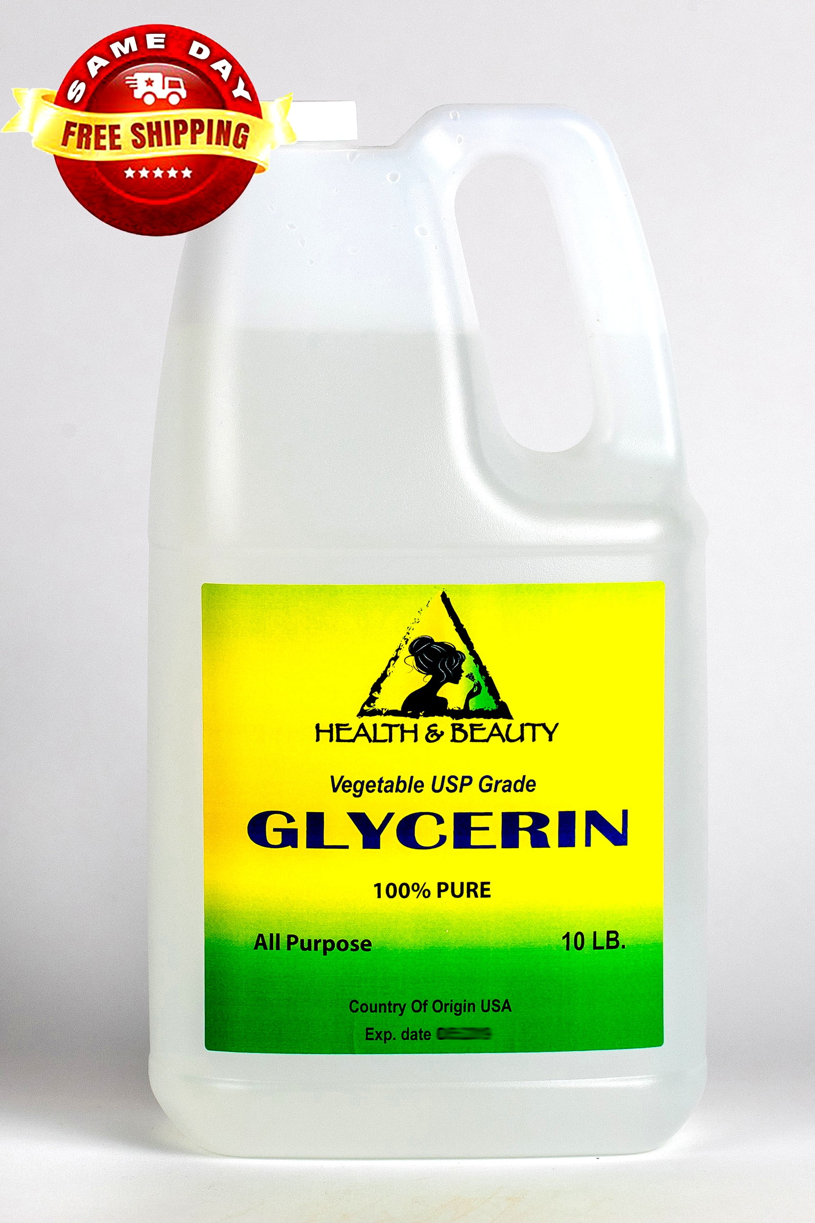 GLYCERIN VEGETABLE OIL USP GRADE 100 PURE 10 LB