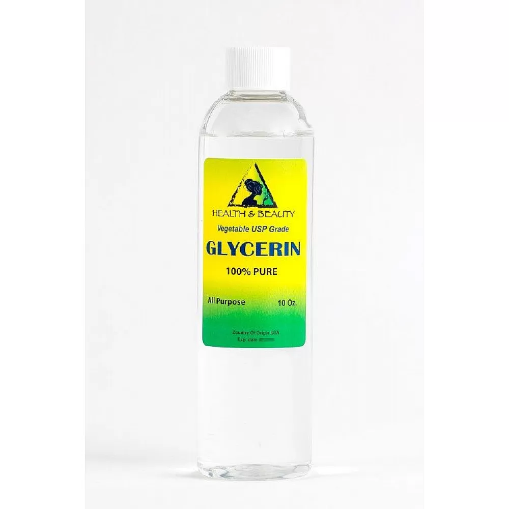 GLYCERIN VEGETABLE OIL USP GRADE 100% PURE By H&B OILS CENTER 10 OZ